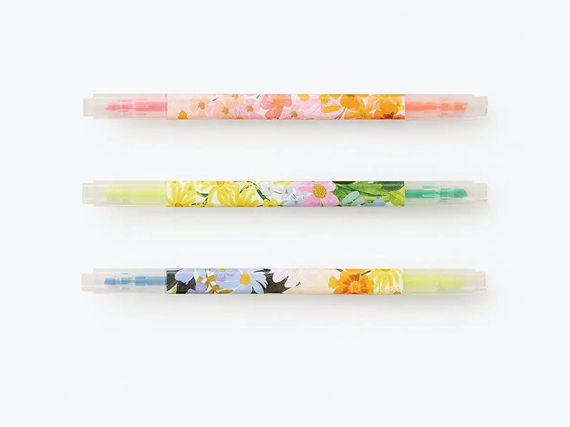 Achat Set de 3 double Surligneurs Marguerite - Rifle Paper