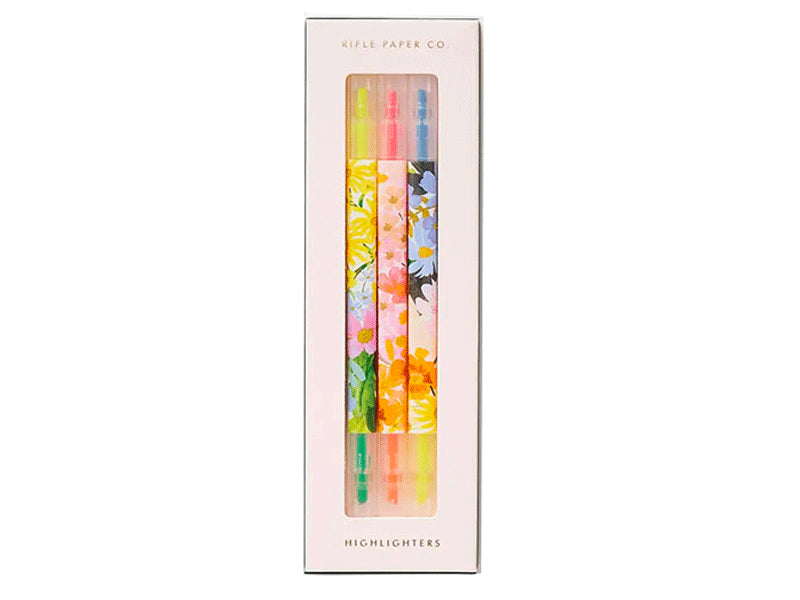 Achat Set de 3 double Surligneurs Marguerite - Rifle Paper