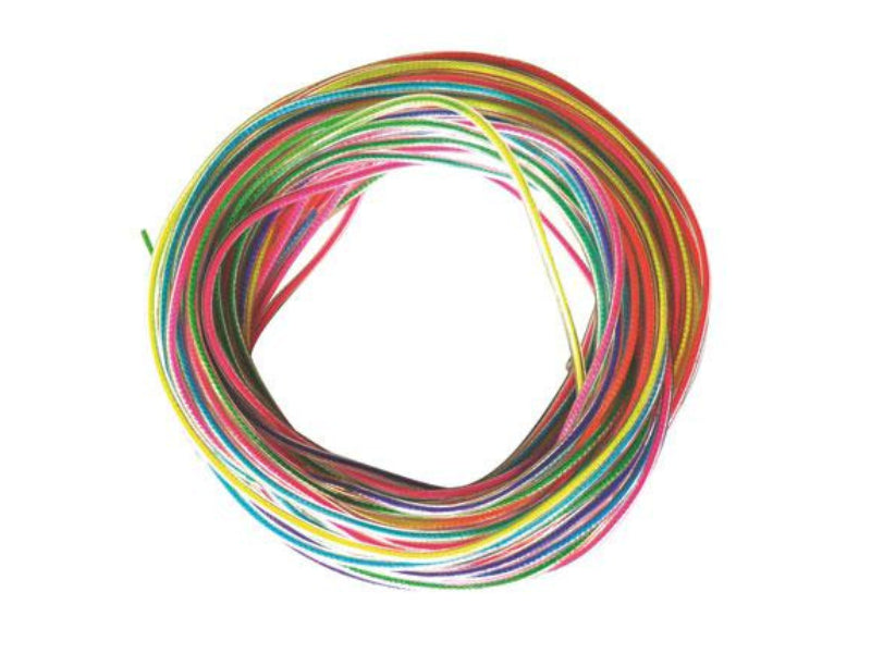 Achat 12 fils de scoubidous - Transparents Fluo