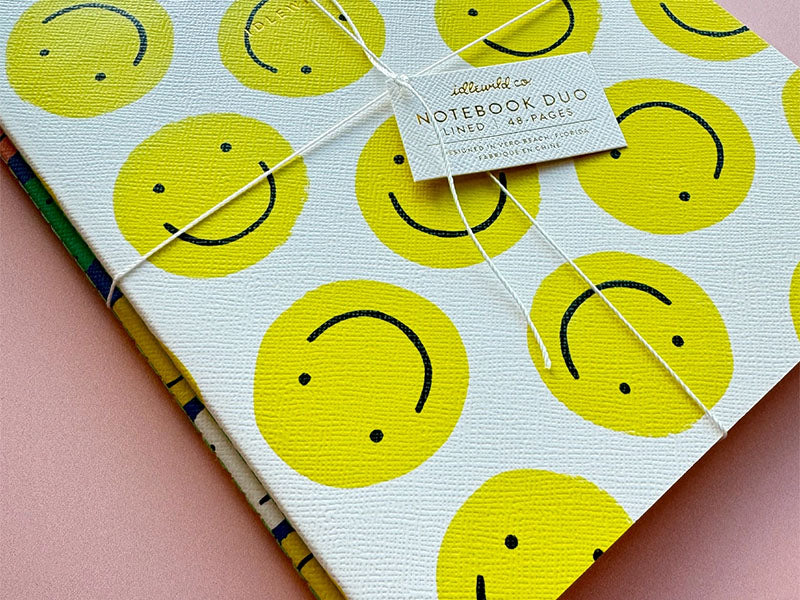 achat Duo de Cahiers Smiley - Idlewild Co