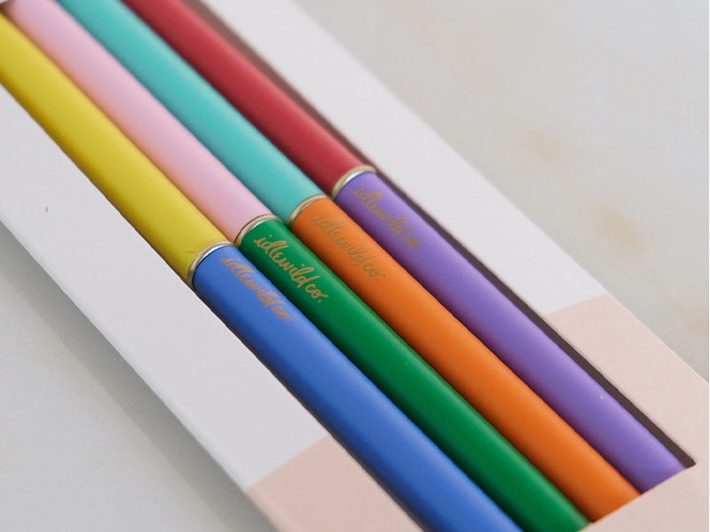 Achat 4 Stylos Rainbow Duo tone - Idlewild Co.