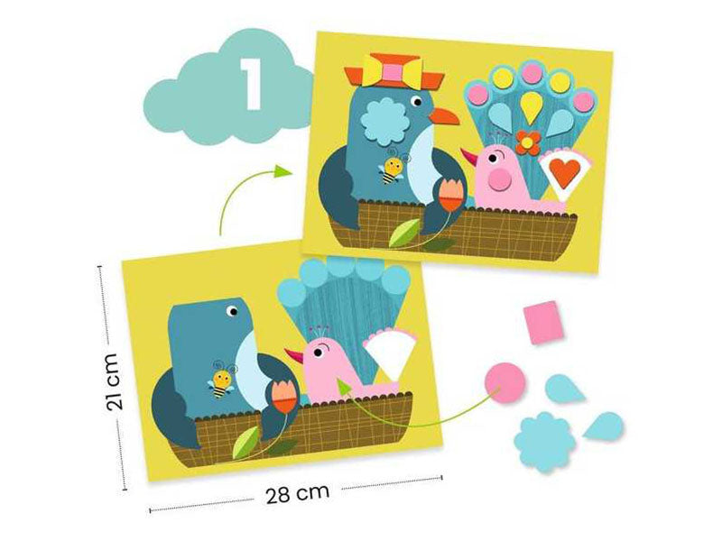 achat 6 Activités créatives Le chat et ses amis - 18 mois - Djeco