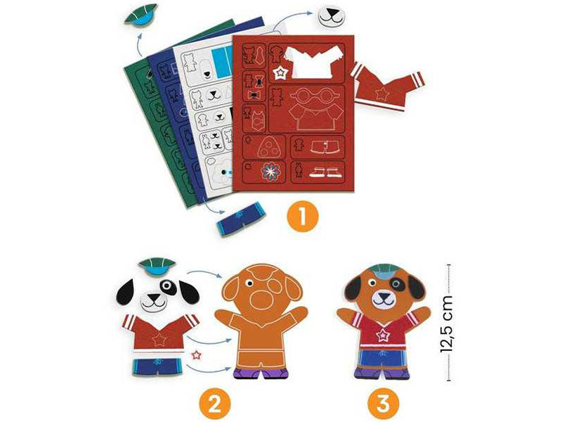 achat Kit Craft 15 Magnets à décorer - Djeco