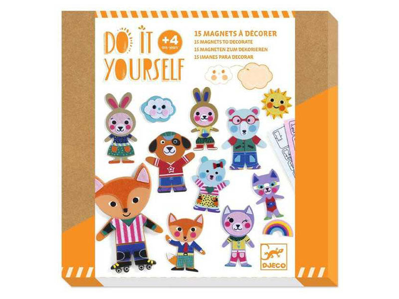 achat Kit Craft 15 Magnets à décorer - Djeco