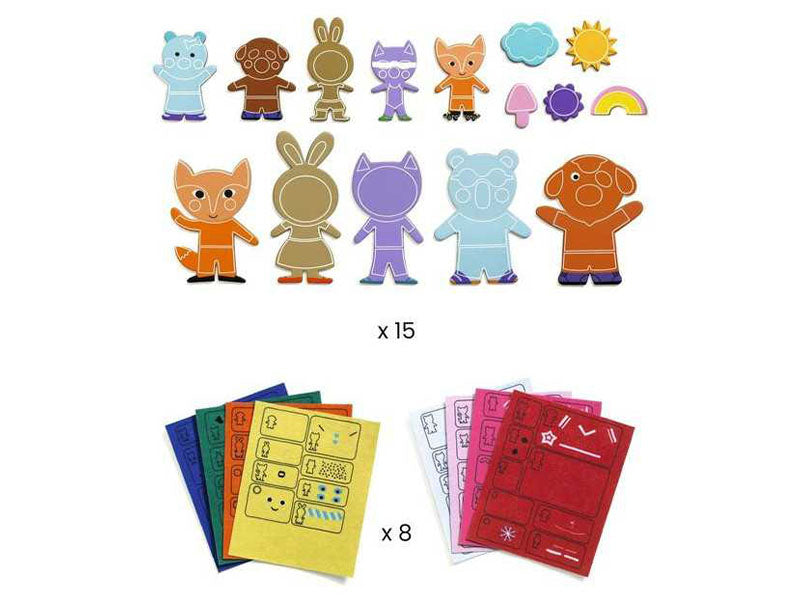 achat Kit Craft 15 Magnets à décorer - Djeco