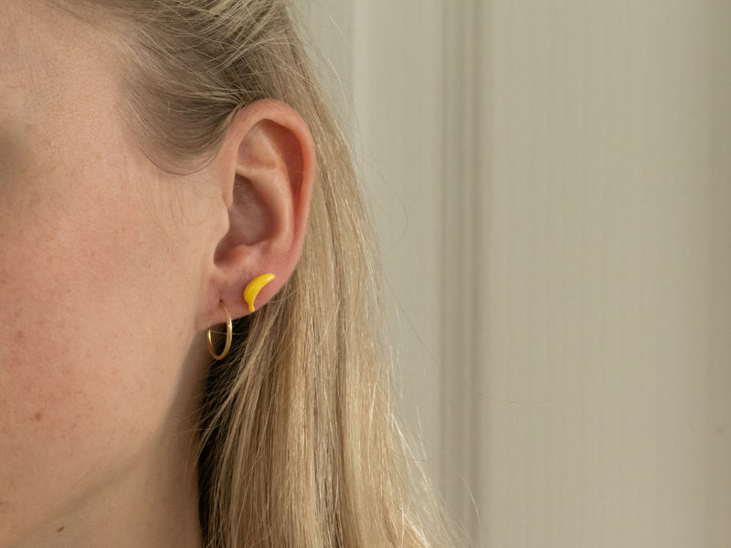 achat Boucles d'oreilles en porcelaine Banane - La Petite Epicerie