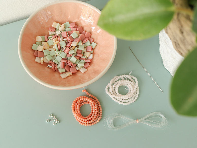 achat Kit DIY Bijouterie - Mon set de bracelets perlés - Argent