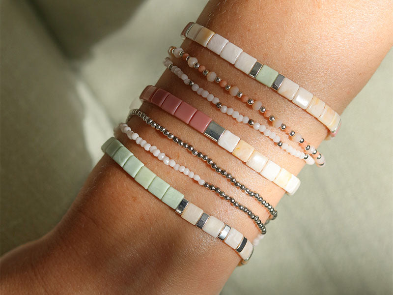 achat Kit DIY Bijouterie - Mon set de bracelets perlés - Argent