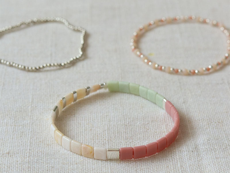 achat Kit DIY Bijouterie - Mon set de bracelets perlés - Argent