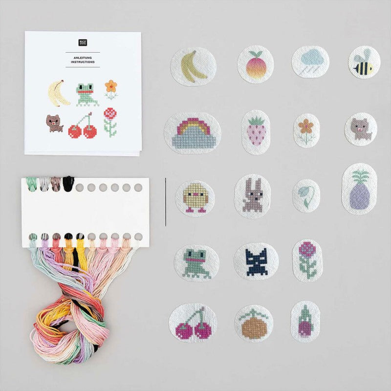 achat KIT DE BRODERIE PIXEL ART MIX - RICO DESIGN