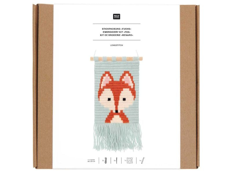 Achat KIT DE BRODERIE LONGSTITCH RENARD - RICO DESIGN