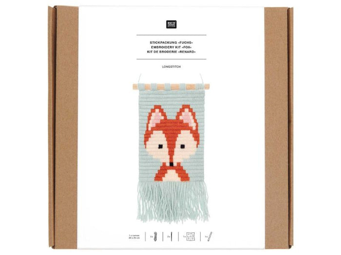 Achat KIT DE BRODERIE LONGSTITCH RENARD - RICO DESIGN