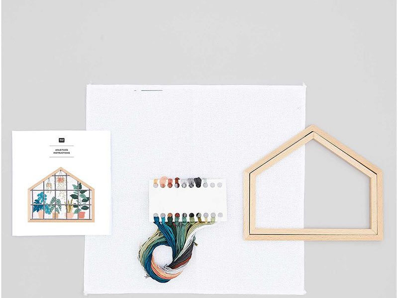 achat KIT DE BRODERIE POINT DE CROIX URBAN JUNGLE - RICO DESIGN