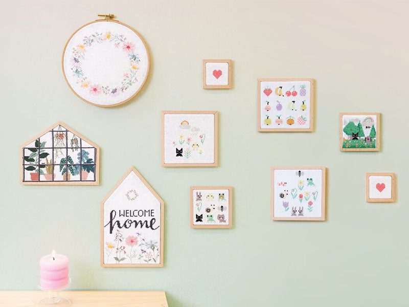 achat KIT DE BRODERIE FLEURS DE PRINTEMPS - RICO DESIGN