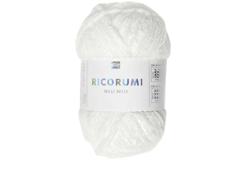 Achat Pelote Nilli Nilli Ricorumi 25g - Blanc 001