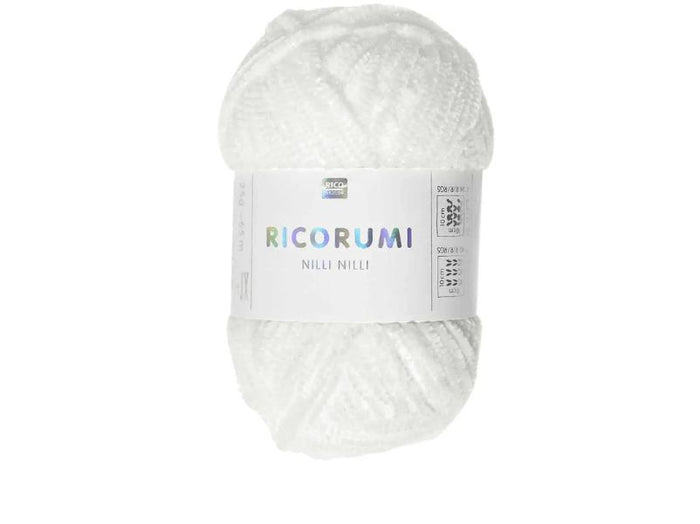 Achat Pelote Nilli Nilli Ricorumi 25g - Blanc 001