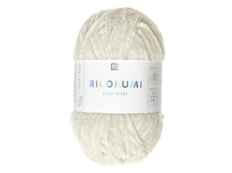Achat Pelote Nilli Nilli Ricorumi 25g - Crème 002