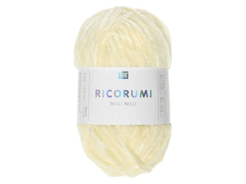 Achat Pelote Nilli Nilli Ricorumi 25g - Jaune 003