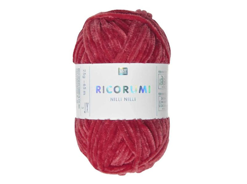 Achat Pelote Nilli Nilli Ricorumi 25g - Rouge 009