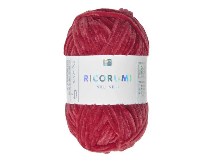 Achat Pelote Nilli Nilli Ricorumi 25g - Rouge 009