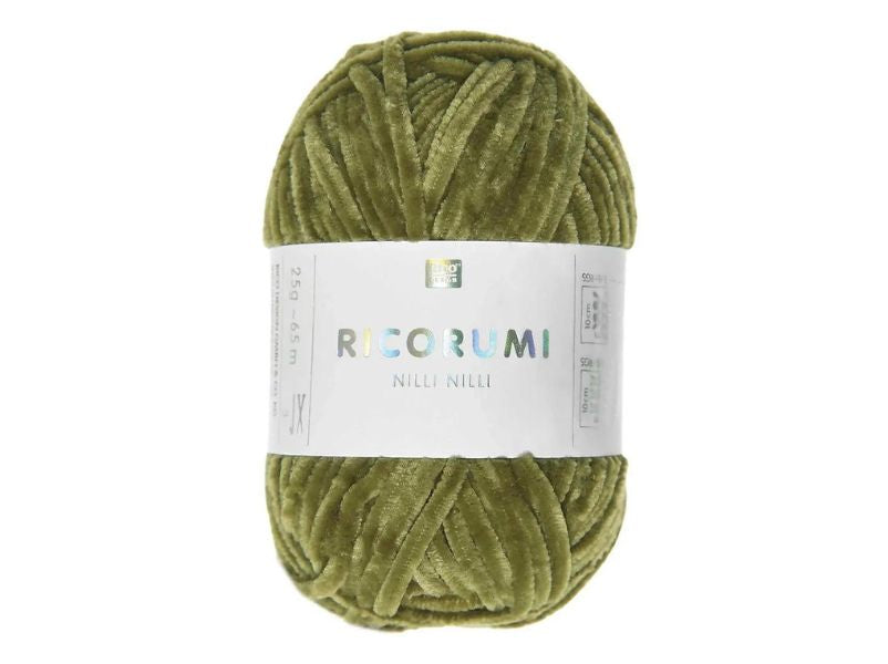 Achat Pelote Nilli Nilli Ricorumi 25g - Vert Olive 020