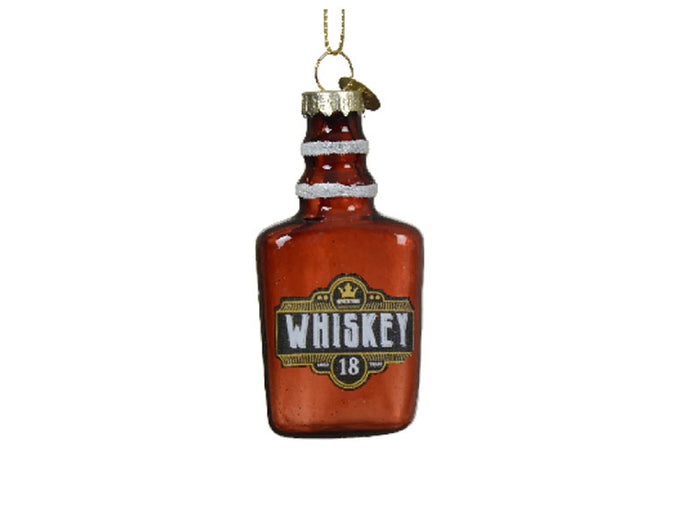 Achat Suspension de Noël en verre - Bouteille Whiskey Christmas