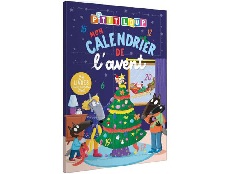 Achat Calendrier de l'avent P'tit loup - 24 livres pour attendre Noël