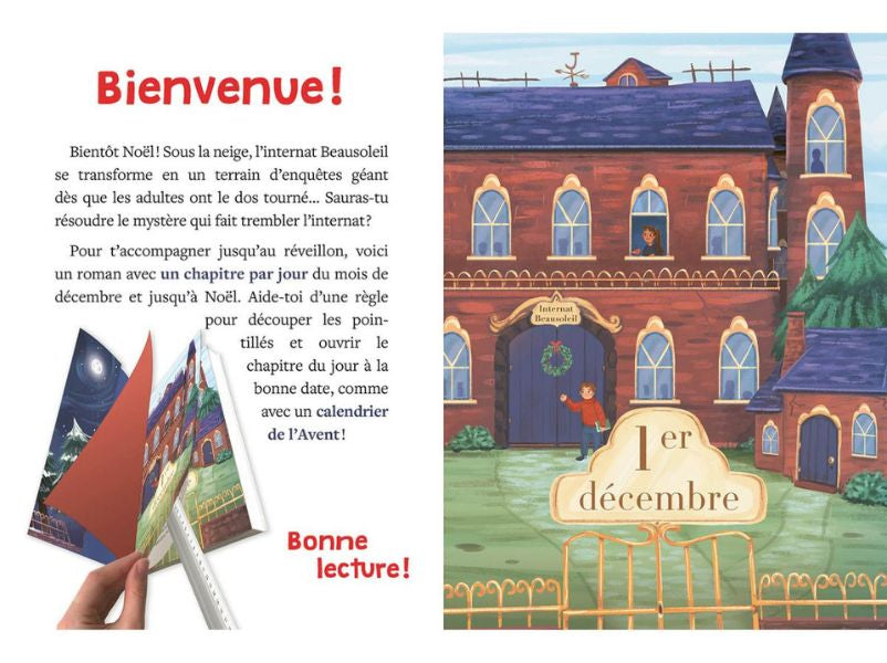 Roman énigme de l'Avent Disparition, énigmes et boules de Noël - Auzou