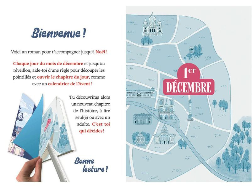 Achat Roman de l'Avent Un Noël à Paris - Auzou