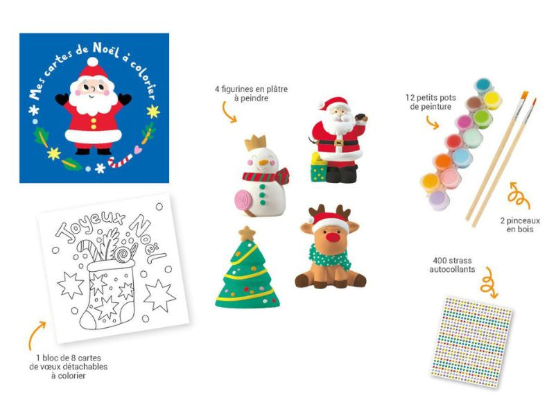 Achat Mes jolies figurines de Noël à peindre - Auzou