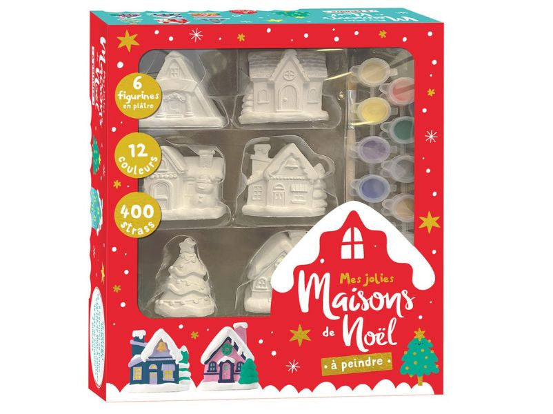 Achat Mes jolies maisons de Noël à peindre - Auzou