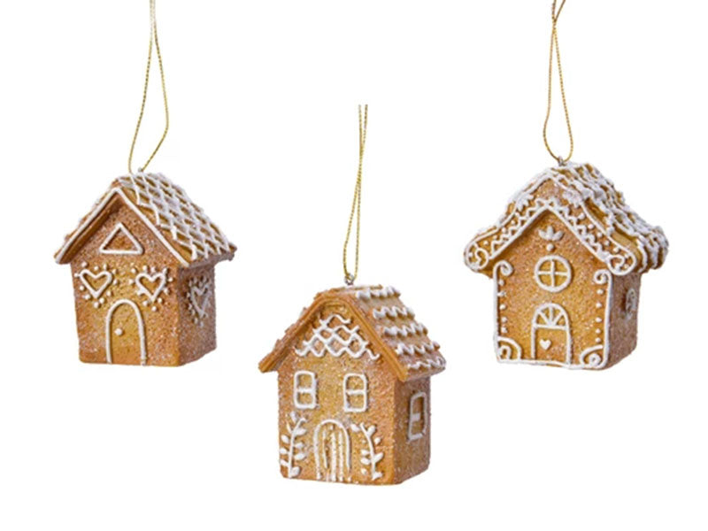 achat Suspension de Noël Maison en Pain d'épice - Modèle Aléatoire
