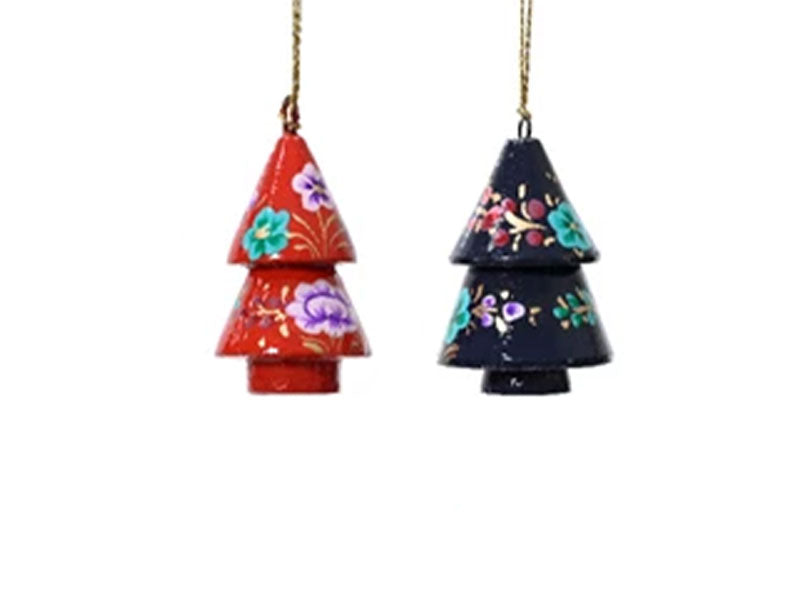 Suspension de Noël Sapin Folklorique - Rouge