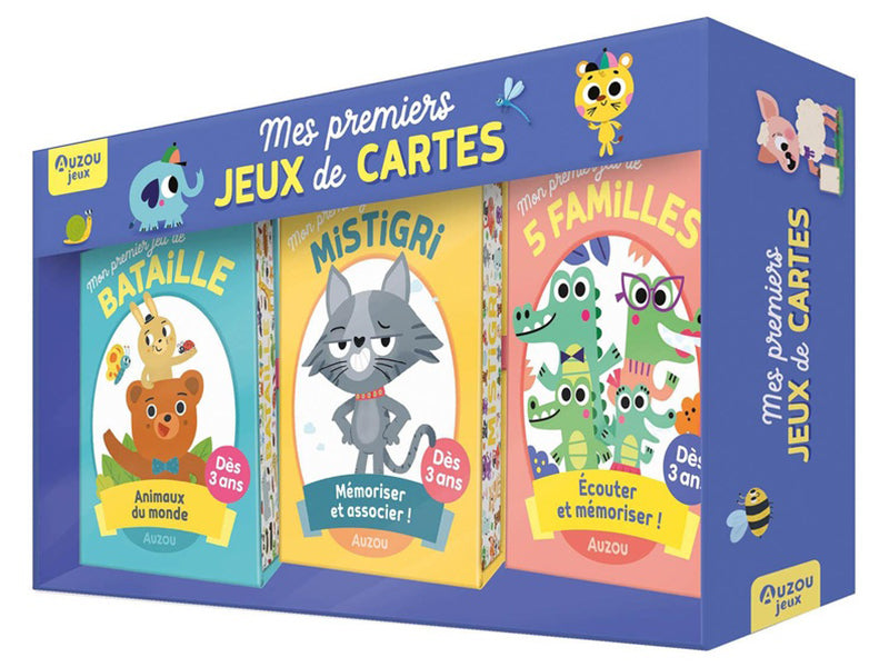 Achat Coffret mes premiers jeux de cartes - Auzou