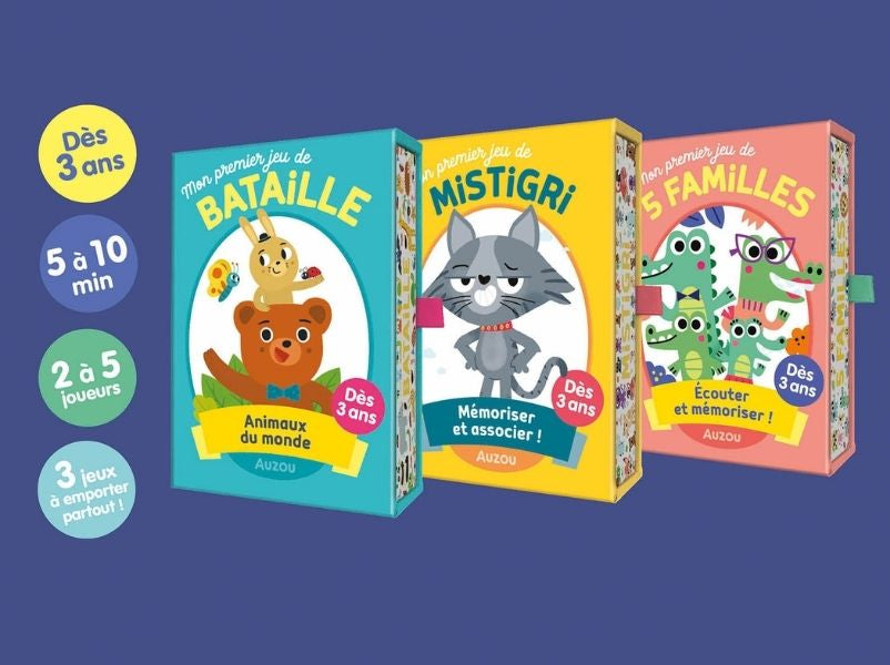 achat Coffret mes premiers jeux de cartes - Auzou