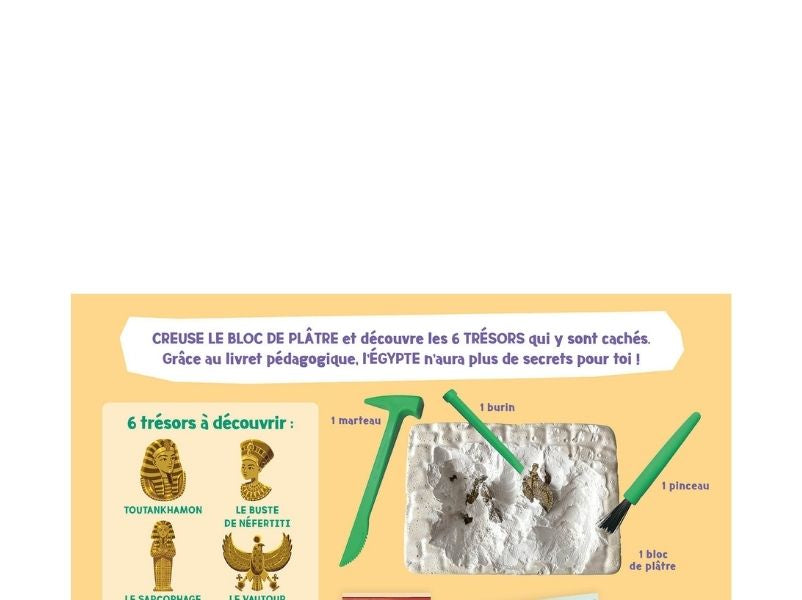 achat Mon trésor d'Egypte à déterrer - Auzou