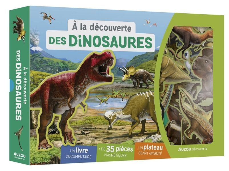 Achat Coffret à la découverte des dinosaures - Auzou