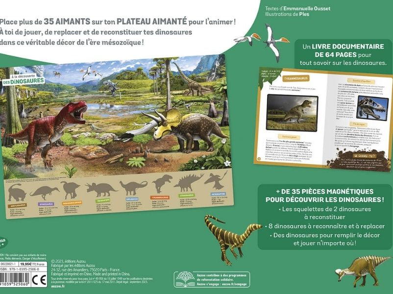 achat Coffret à la découverte des dinosaures - Auzou