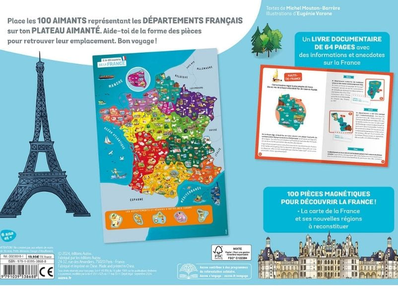 Achat Coffret à la découverte de la France - Auzou