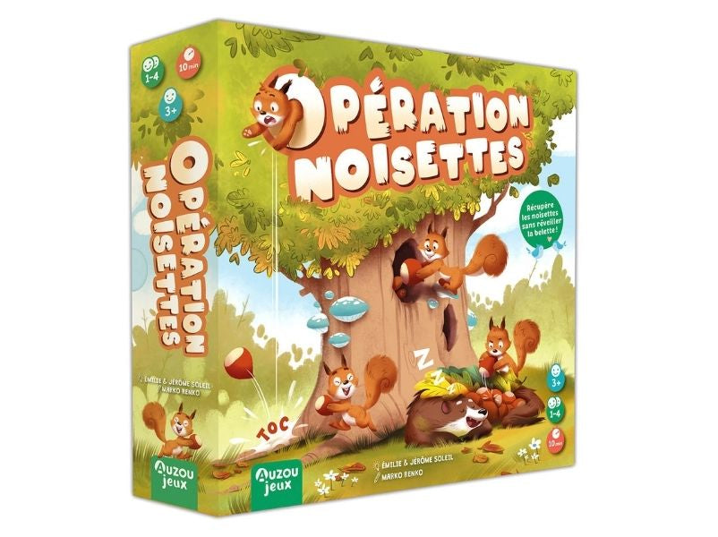 Achat Opération noisettes - Auzou Jeux
