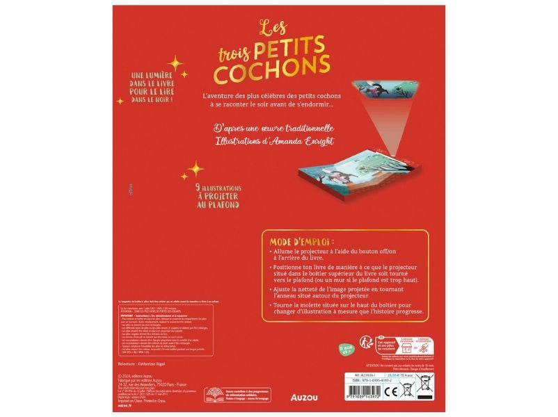 achat Livre avec projecteur Les Trois Petits Cochons - Auzou