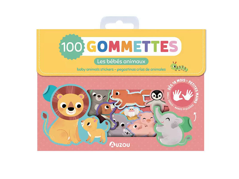 Achat Mes 100 gommettes Les bébés animaux - Auzou
