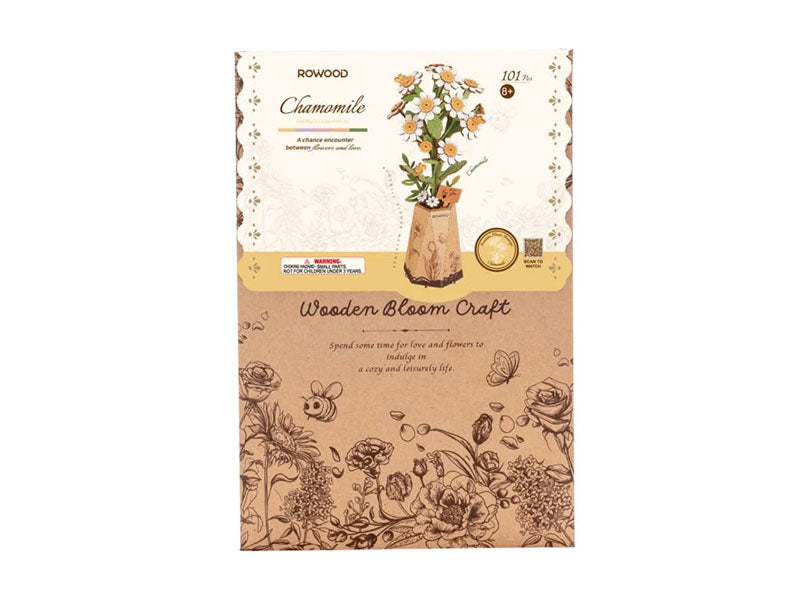 Achat Pante en bois Puzzle 3D - Fleur de Camomille - Robotime