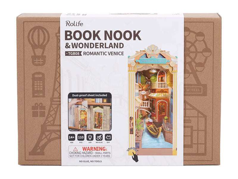 achat Book Nook - Pièce miniature Romantic Venice maquette - Rolife