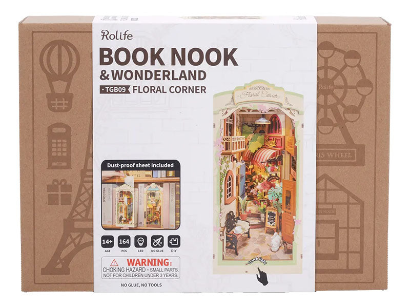 achat Book Nook - Pièce miniature DIY Floral corner - Maquette - Rolife