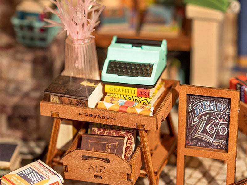 achat Pièce miniature Librairie du coin DIY - Rolife