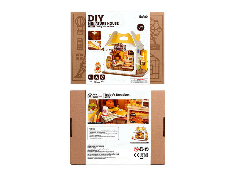 achat Boutique miniature Teddy's Breadbox DIY - Rolife
