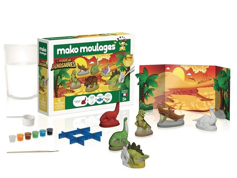 achat Le Monde des dinosaures 3 Figurines - Mako moulages