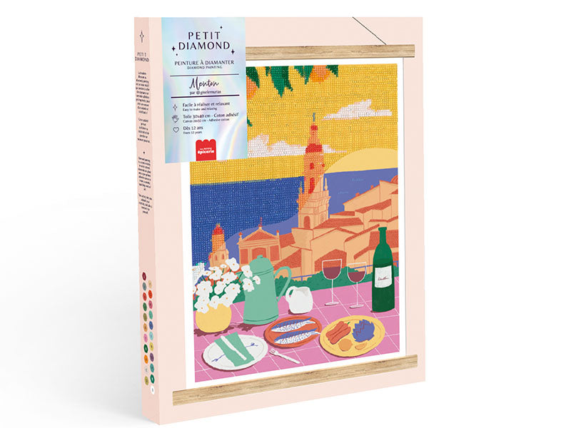 Achat Coffret Petit Diamond - Diamond Painting Menton par Gisele Murias