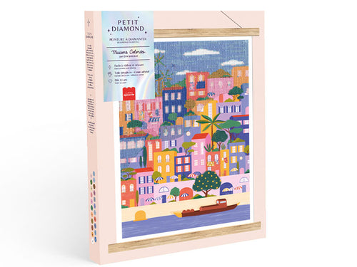 Achat Coffret Petit Diamond - Diamond Painting Maisons Colorées par Coralie Fau